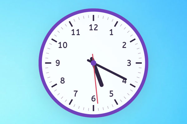 Analoge Uhr – Vorschau